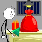 merry christmas stickman