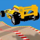 slippery descent by car