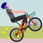 wheelie biker